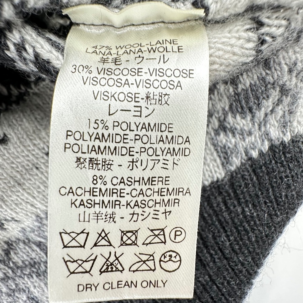 Free People Sweater Fair Isle Wool Cashmere Cropped Pullover Boho Nordic Women L - Picture 6 of 10